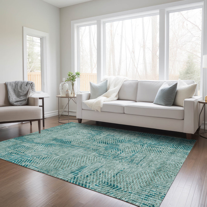 Tapis intérieur / extérieur Maliana, Rectangle 5 pi x 7 pi 6 po