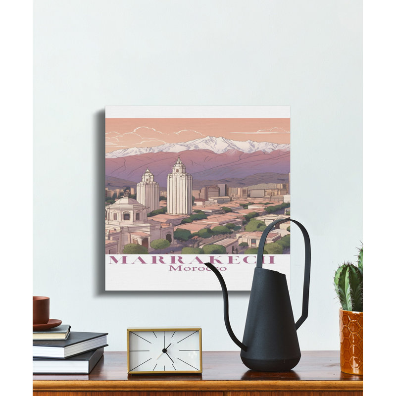 Olvera Wrapped Canvas Print Set, 32x32