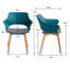 77cm H Cotton Blend Upholstered Armchair-1553533087