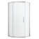 34'' - 34.5'' W x 72'' H Prehung Frameless Shower Door with Clear Glass