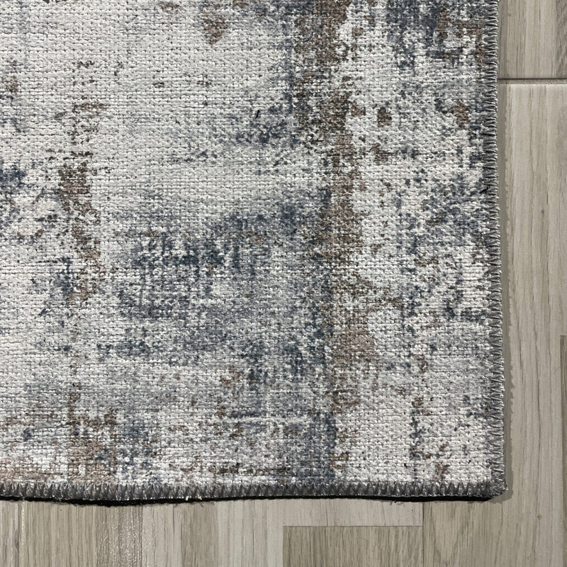 Zelphia Abstract Indoor / Outdoor Rug, Runner 6'7" x 13'2"