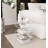 Transparent Acrylic S-Shaped 3-Tier Side Table, No-Assembly Creative Magazine Rack for Living Room Sofa or Bedroom Bedside-115245799