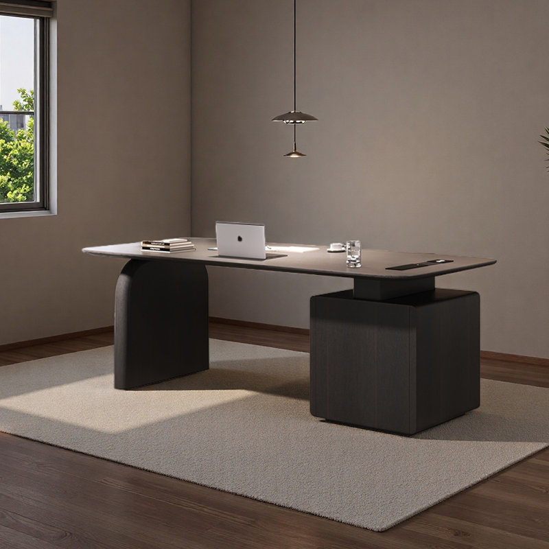 Bureau unique avec surface de travail spacieuse, H 29,53 po x l 78,74 po x P 27,56 po