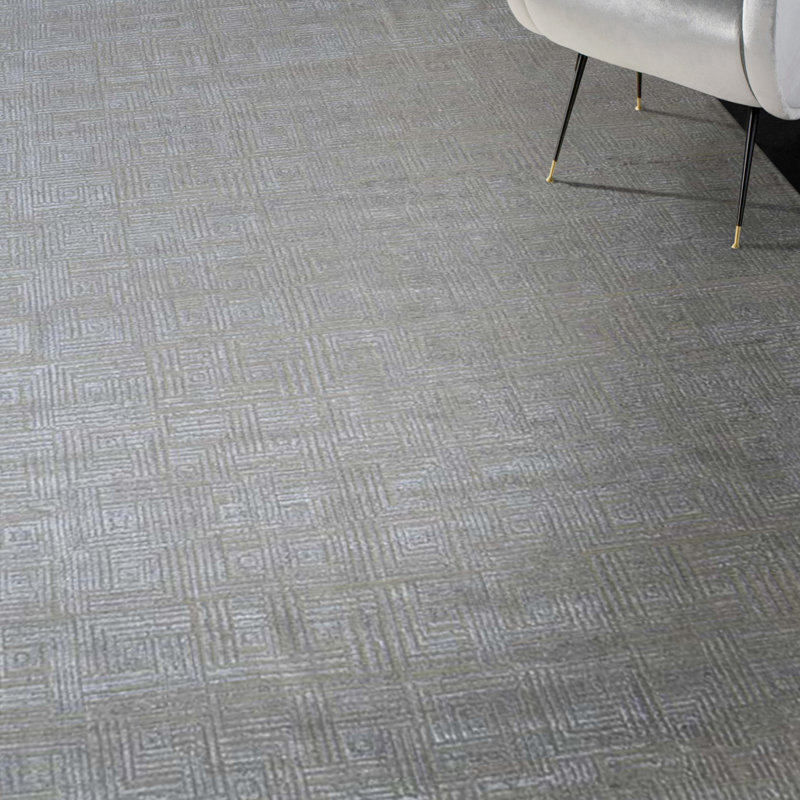 Geometric Indoor Rug, Rectangle 9' x 12'