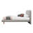 Cleo Gray Boucle Queen Bed