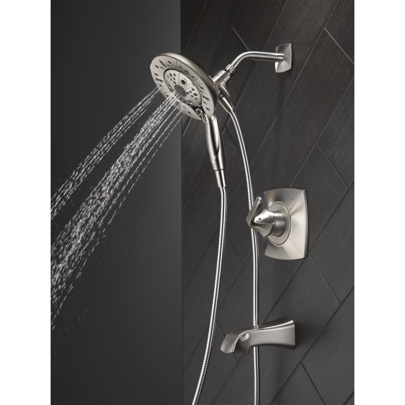 Ensemble de robinet de douche à fonction simple Vesna, ensemble de garniture de douche avec pomme de douche In2ition et valve