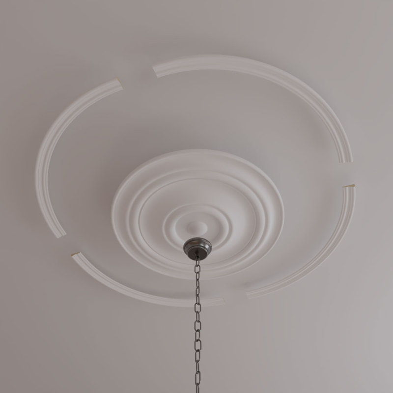 Ensemble d'anneaux de plafond Oxford 52 po x P 47 po x l 2 po x P 3/4 po, Paquet de 4 (forme un cercle complet)