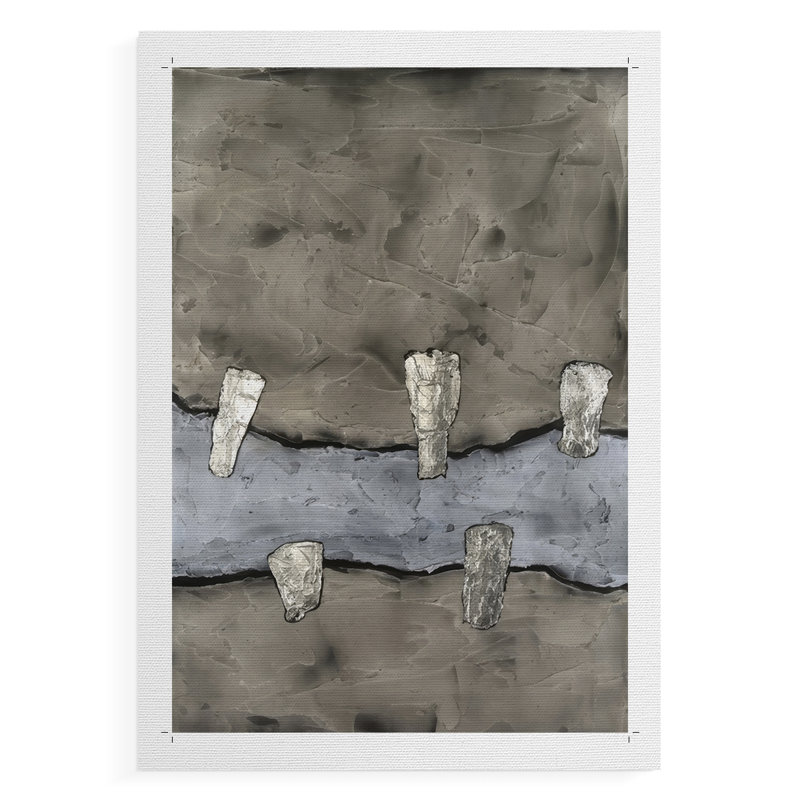 Stonemasonry I - Impression sur toile seulement - NON-CADRE, H 27 po x l 18 po