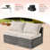 6 - Person Modular Patio Conversation Sets with Cushions