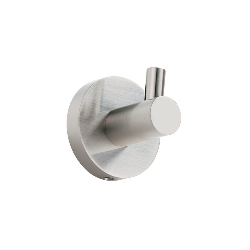 Single Robe Hook, Satin Nickel