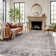 Elise Gray Vintage Rug – Machine Washable, Flat Pile Texture With Non-Slip Backing