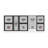 ILVE Nostalgie II Series Noblesse 60 inch Dual Fuel Range with 9 Sealed Burners, Griddle (Glass Door)-112295464-112295459