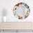 Saqlain Glass Round Mirror