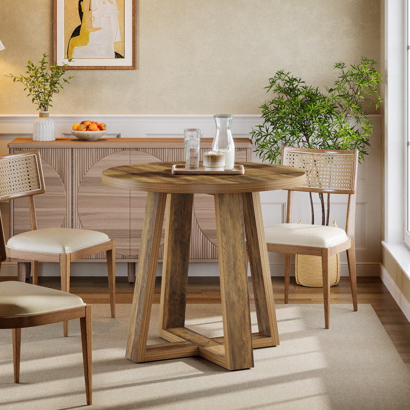 Round Dining Table, Brown
