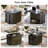 Wynny Farmhourse Wood Square Coffee Table, Lift Top Coffee Table with 4-in-1 Storage-1447768082