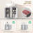 Bathroom Vanity Cabinet, Under Sink Bathroom Cabinet With 2 Doors (Without Bathroom Basin)-121708253-121708252