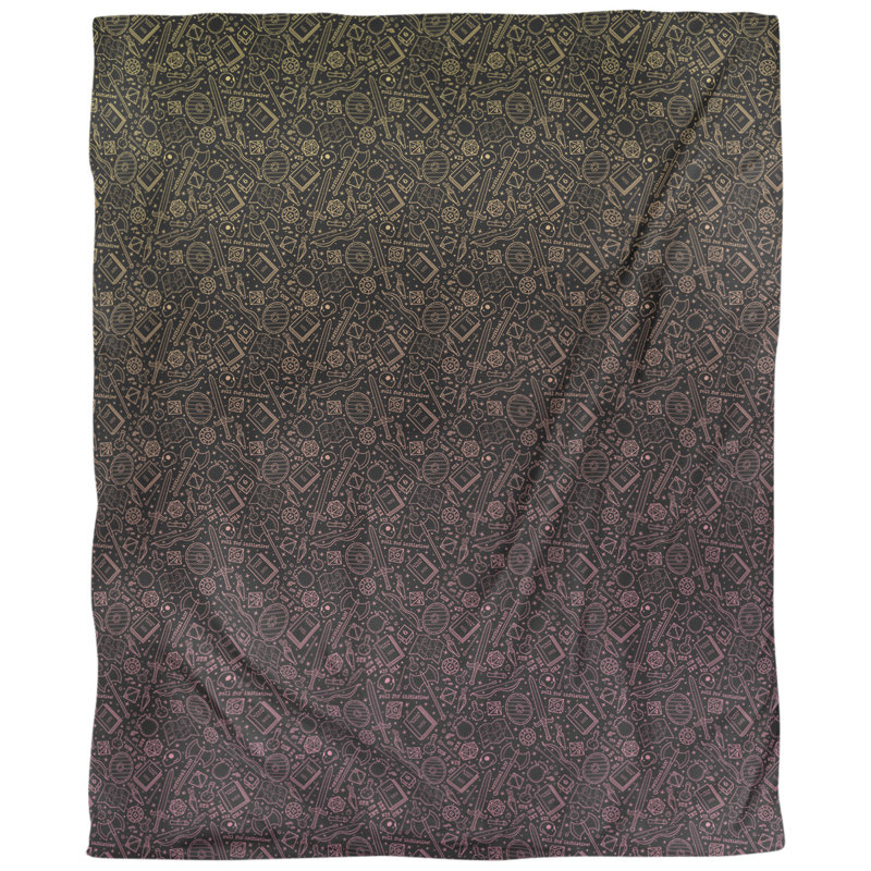 Housse de couette Katelyn Elizabeth Camouflage, Polyester brossé, Housse de couette pour lit simple, Jaune / rose