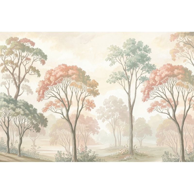 Misty Forest, Peler et coller, 200 po x 120 po