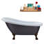 1549.4mm x 701mm Soaking Acrylic Bathtub-104430261-104430268