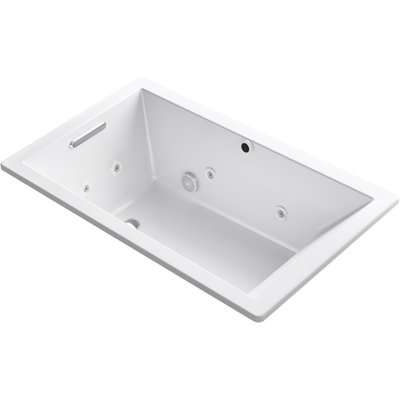 Underscore 60" x 36" Undermount Whirlpool Acrylic Bathtub
