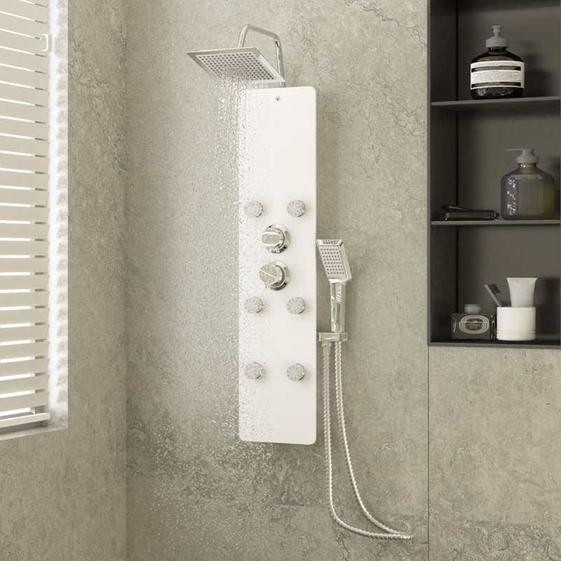 Reuter Shower Tower Panel, Sliver