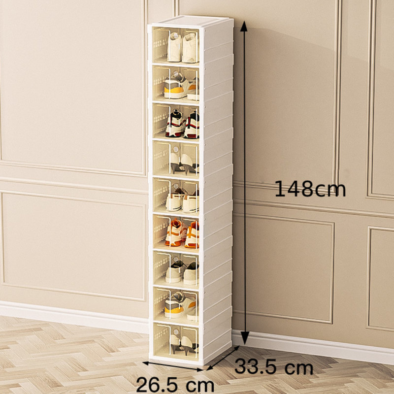 9 Pair Stackable Shoe Storage Box