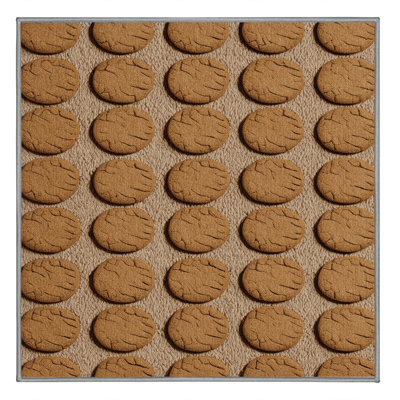 Washable Gingersnaps Desserts Area Rug