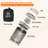 Smokeless Portable Fire Pit, Stainless Steel Outdoor Tabletop Fire Pit with Grill Grate, Ash Tray & Carry Bag-110719795