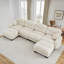 Canapé modulaire en tissu chenille-1244612165