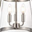 Luminaire suspendu 3 lumières 11,75 po Adabella - nickel poli-583828665-583828666-583828668