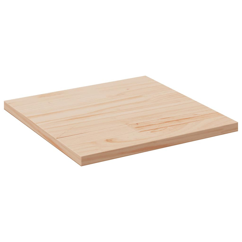 Solid Wood Table Top, 1.7cm H x 50cm W x 50cm D
