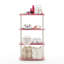 Johnston 4 Tier Toolless Assembly Shelving Unit Bookcase-39824657