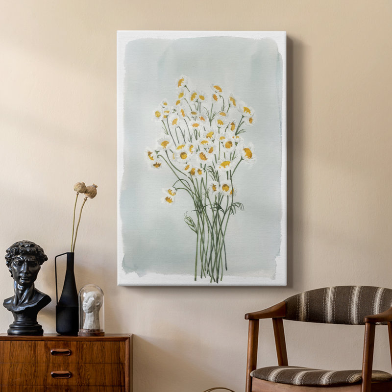 Camomille Bouquet I - galerie sur mesure Cavas, H 27 po x l 18 po