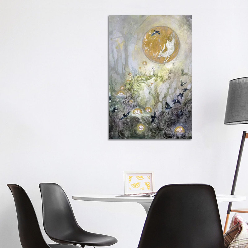 Moongazing by Stephanie Law - Wrapped Canvas Print, 101.6 cm H x 66.04 cm W x 1.91 cm D