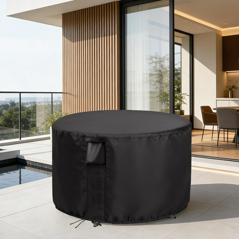 Housse pour table d'extérieur ronde imperméable
