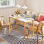Huling Solid Wood Base Dining Table