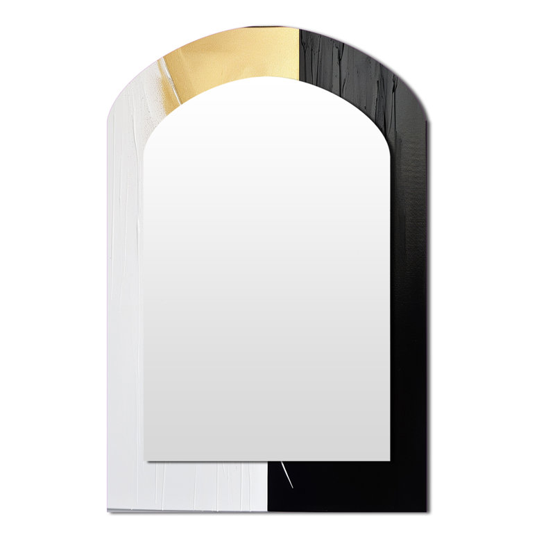 Minimal Joy In Black And Gold IV, 43 po x 33 po