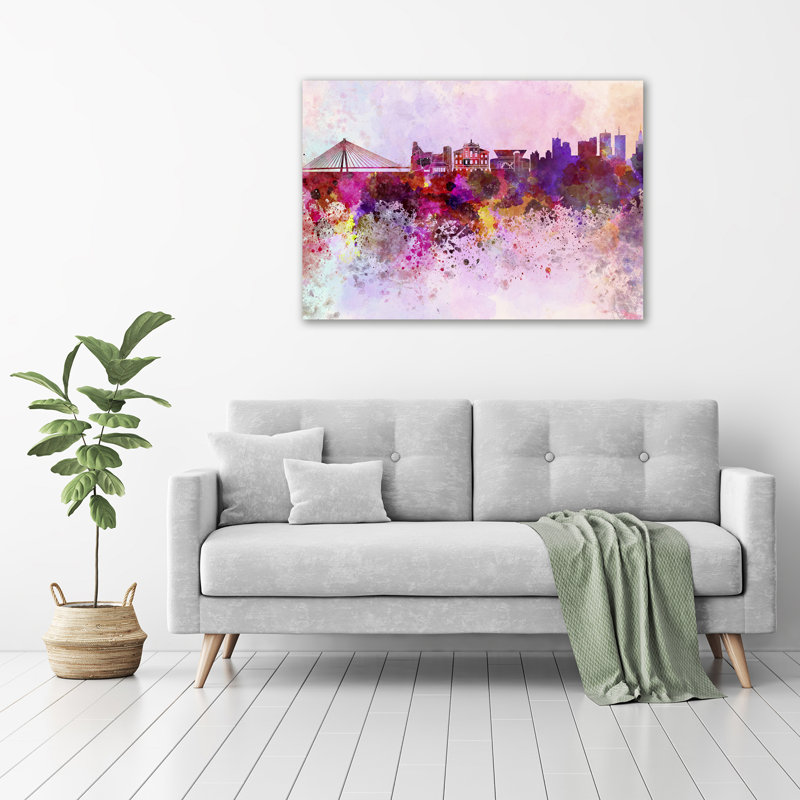 Colorful Warsaw - Wrapped Canvas Print