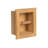 Teak Recessed Toilet Paper Holder