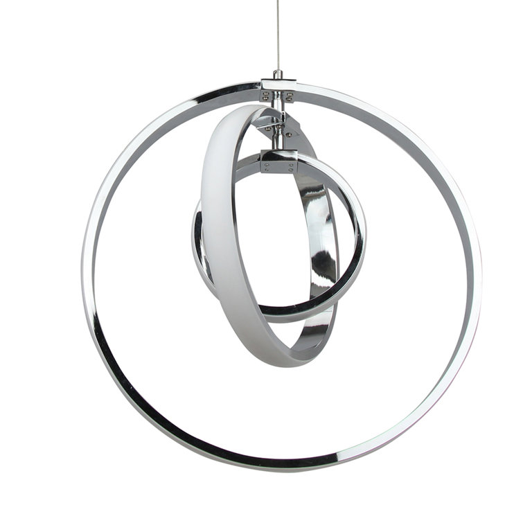 Mitchelton 3 - Light Dimmable LED Geometric Chandelier