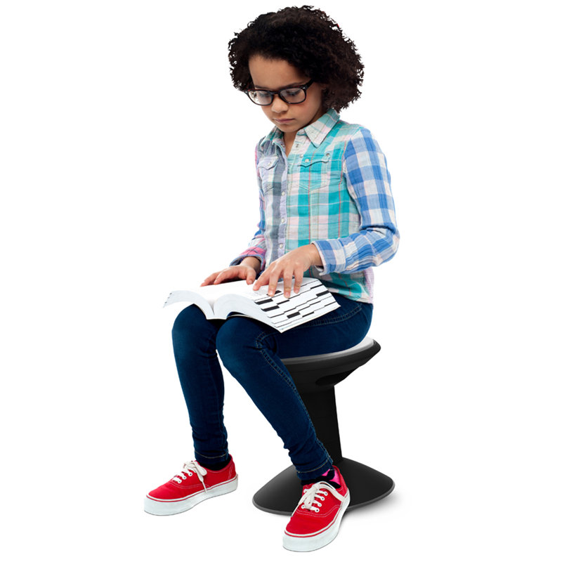 Tabouret Wiggle, Noir