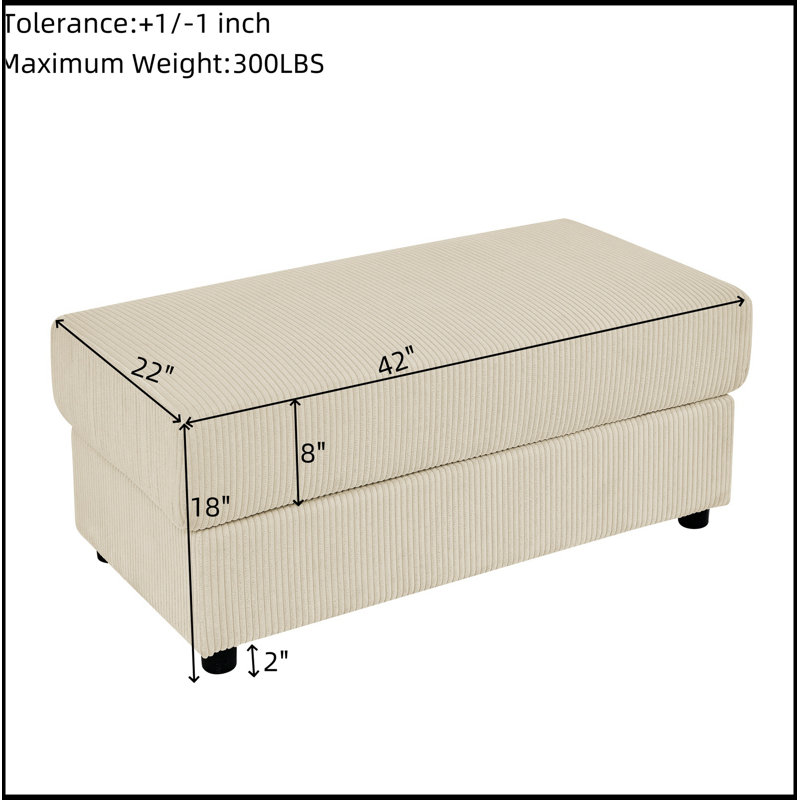 Canapé-lit polyvalent avec rangement et accessoires multiples pour le salon, 3, Beige, H 34 po x l 102 po x P 57,4 po