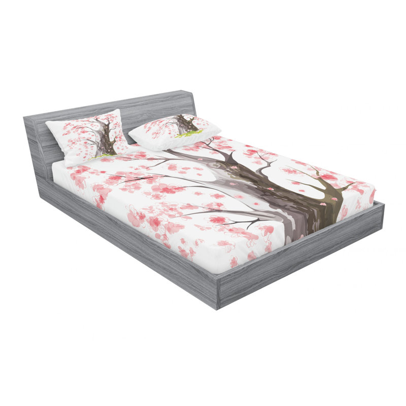 Microfiber Sheet Set, Queen Sheet Set with Fitted Sheet
