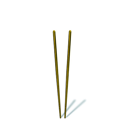 Chopsticks Set - 24 Pieces - Gold