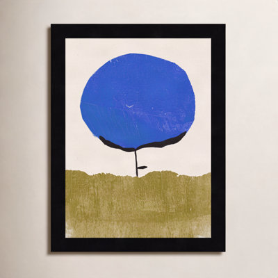 Blue Flower Print by Alisa Galitsyna