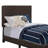 Brown Twin Panel Bed-1407739483