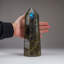 Polished Labradorite Obelisk from Madagascar (4.9 lbs)
