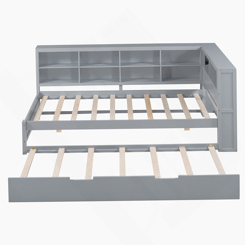 Daybed With Trundle, Daybed With Storage Shelf