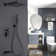 Double Handle Wall Mounted Complete Shower System With Pressure-Balanced Valve