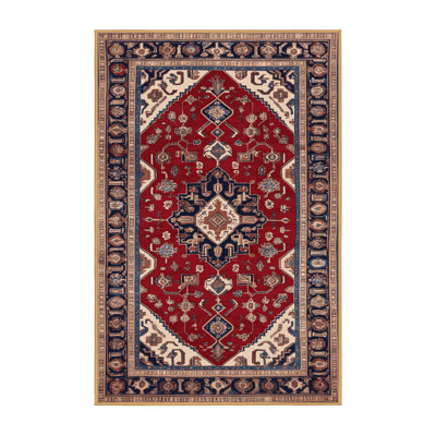 Machine Washable Persian Brown Area Rug
